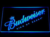 Budweiser Kings Beer Bar LED Sign - Blue - TheLedHeroes