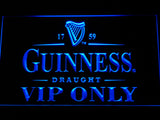 FREE Guinness Draught VIP Only LED Sign - Blue - TheLedHeroes