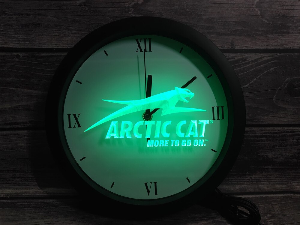 Arctic Cat LED Wall Clock - Multicolor - TheLedHeroes