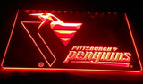 FREE Pittsburgh Penguins (2) LED Sign - Red - TheLedHeroes