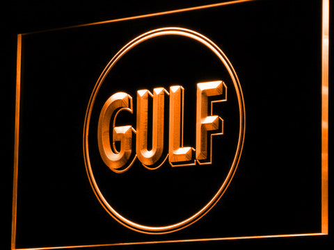 FREE Gulf Oil LED Sign - Orange - TheLedHeroes