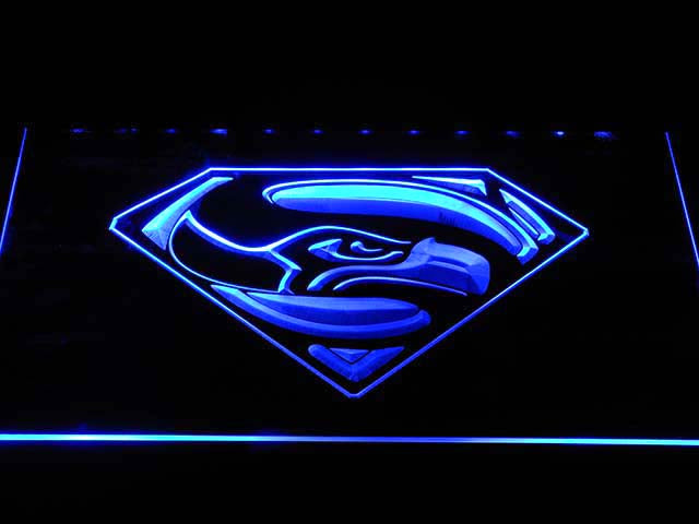 FREE Seattle Seahawks (10) LED Sign - Blue - TheLedHeroes