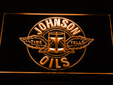 FREE Johnson Oils - Time Tells LED Sign - Orange - TheLedHeroes