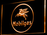 FREE Mobilgas LED Sign - Orange - TheLedHeroes