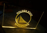 FREE Golden State Warriors LED Sign - Yellow - TheLedHeroes