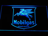 FREE Mobilgas - Socony Vacuum LED Sign - Blue - TheLedHeroes