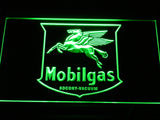 FREE Mobilgas - Socony Vacuum LED Sign - Green - TheLedHeroes