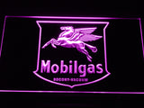 FREE Mobilgas - Socony Vacuum LED Sign - Purple - TheLedHeroes
