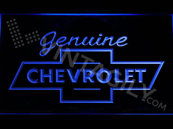 FREE Chevrolet Genuine LED Sign - Blue - TheLedHeroes