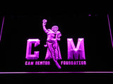 FREE Carolina Panthers Cam Newton LED Sign - Purple - TheLedHeroes