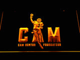 FREE Carolina Panthers Cam Newton LED Sign - Yellow - TheLedHeroes