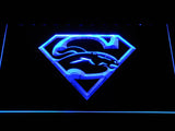 Denver Broncos (11) LED Neon Sign USB - Blue - TheLedHeroes