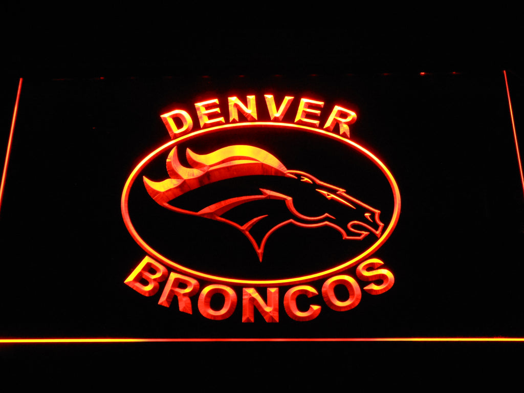 FREE Denver Broncos (12) LED Sign - Orange - TheLedHeroes