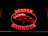 FREE Denver Broncos (12) LED Sign - Red - TheLedHeroes
