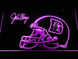 Denver Broncos John Elway LED Sign - Purple - TheLedHeroes