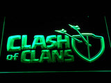 FREE Clash of Clans LED Sign - Green - TheLedHeroes