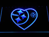 Pittsburgh Steelers (9) LED Sign - Blue - TheLedHeroes