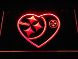 Pittsburgh Steelers (9) LED Sign - Red - TheLedHeroes