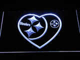 FREE Pittsburgh Steelers (9) LED Sign - White - TheLedHeroes