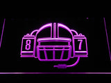 New England Patriots Rob Gronkowski LED Sign - Purple - TheLedHeroes