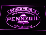 FREE Pennzoil Sound Your Z LED Sign - Purple - TheLedHeroes