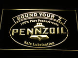 FREE Pennzoil Sound Your Z LED Sign - Yellow - TheLedHeroes
