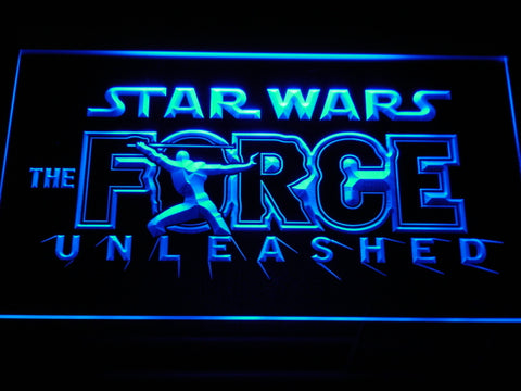 FREE Star Wars The Force Unleashed LED Sign - Blue - TheLedHeroes