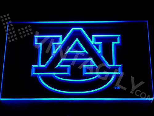 FREE Auburn Tigers LED Sign - Blue - TheLedHeroes