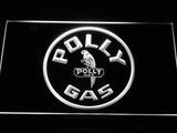 FREE Polly Gas LED Sign - White - TheLedHeroes