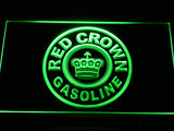 FREE Red Crown Gasoline LED Sign - Green - TheLedHeroes