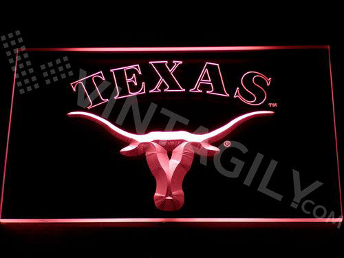 FREE Texas Longhorns LED Sign - Red - TheLedHeroes