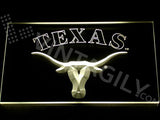 FREE Texas Longhorns LED Sign - Yellow - TheLedHeroes