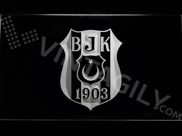 Beşiktaş Jimnastik Kulübü LED Sign - White - TheLedHeroes
