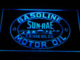 FREE Sun-Rae Gasoline Motor Oil LED Sign - Blue - TheLedHeroes
