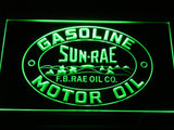 FREE Sun-Rae Gasoline Motor Oil LED Sign - Green - TheLedHeroes