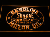 FREE Sun-Rae Gasoline Motor Oil LED Sign - Orange - TheLedHeroes
