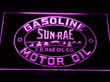 FREE Sun-Rae Gasoline Motor Oil LED Sign - Purple - TheLedHeroes
