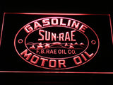 FREE Sun-Rae Gasoline Motor Oil LED Sign - Red - TheLedHeroes