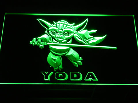 FREE Star Wars Yoda (2) LED Sign - Green - TheLedHeroes