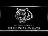 Cincinnati Bengals (2) LED Neon Sign USB - White - TheLedHeroes