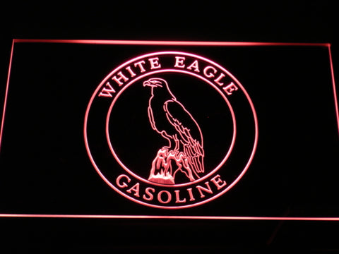 FREE White Eagle Gasoline LED Sign - Red - TheLedHeroes