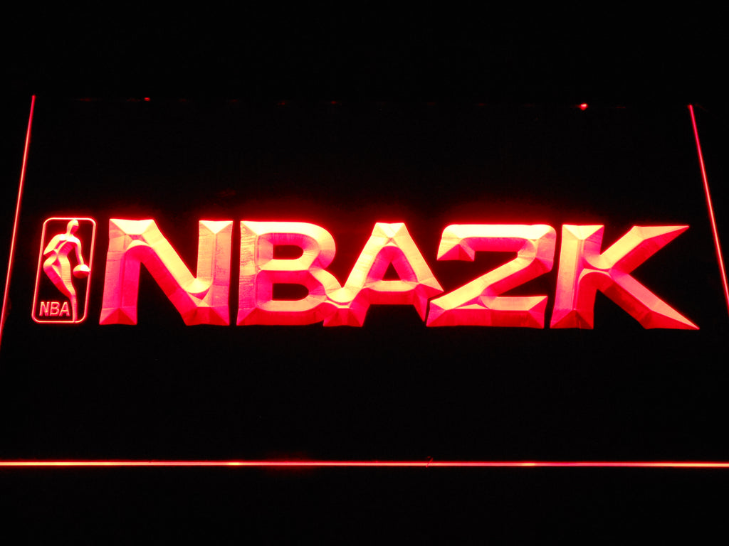FREE NBA 2K LED Sign - Red - TheLedHeroes