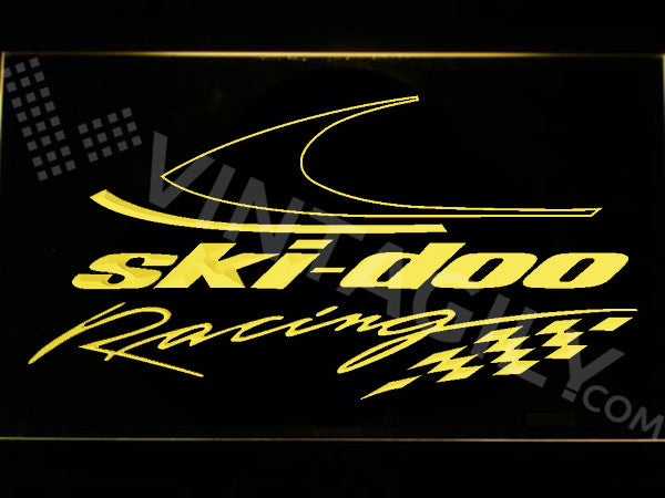 Ski-doo Racing LED Sign - Yellow - TheLedHeroes
