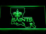 New Orleans Saints (2) LED Sign - Green - TheLedHeroes