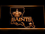 New Orleans Saints (2) LED Sign - Orange - TheLedHeroes