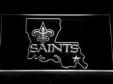 New Orleans Saints (2) LED Sign - White - TheLedHeroes