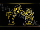 FREE Mario & Luigi LED Sign - Yellow - TheLedHeroes