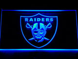 Oakland Raiders LED Sign - Blue - TheLedHeroes