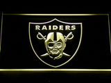 Oakland Raiders LED Sign - Yellow - TheLedHeroes