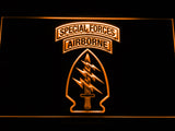 FREE Special Forces Airborne LED Sign - Orange - TheLedHeroes
